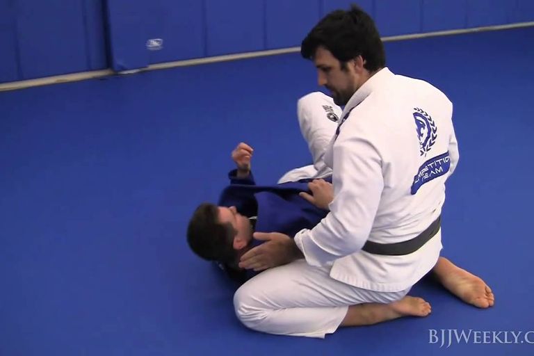 Standing BJJ Guard Pass with Rolles Gracie