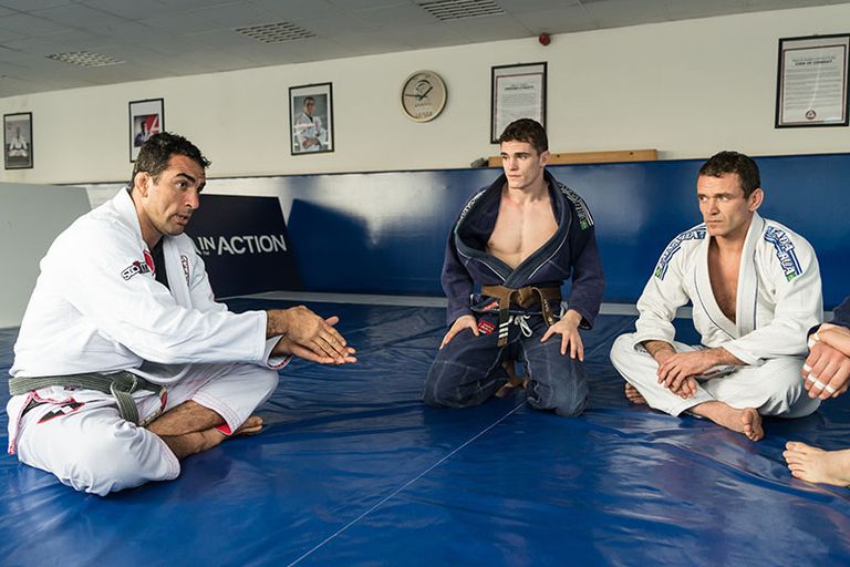 teaching on the mats