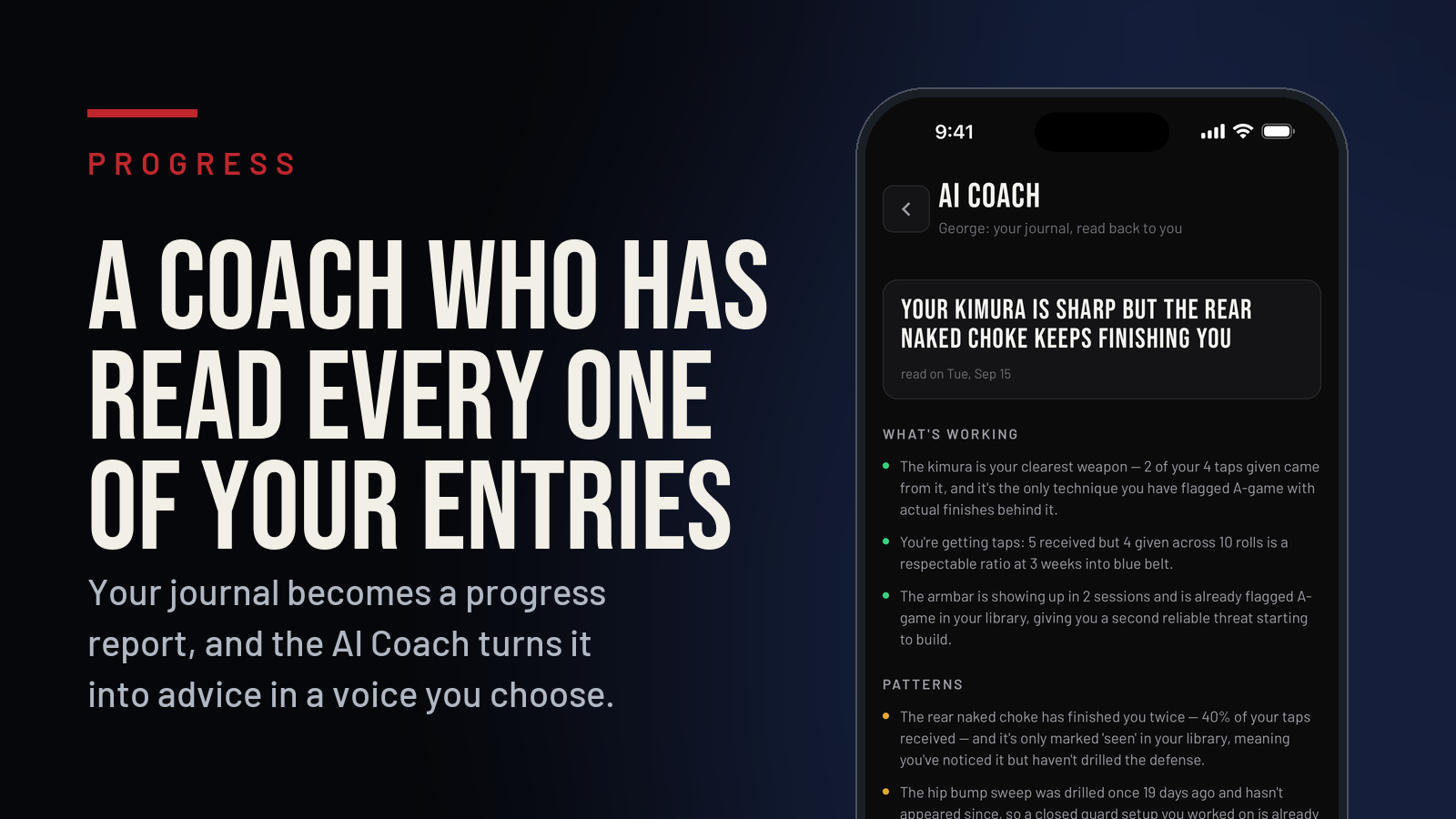 A Coach Who Has Read Every One of Your Entries