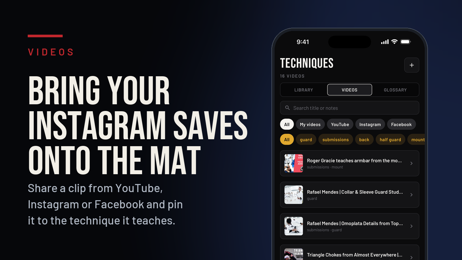 Bring Your Instagram Saves Onto the Mat