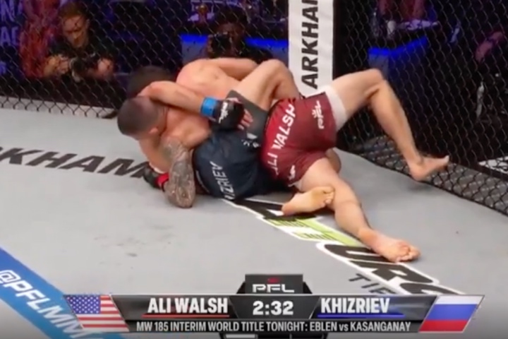 Muhammad Ali's Grandson Taps to a BJJ Submission at PFL Austin