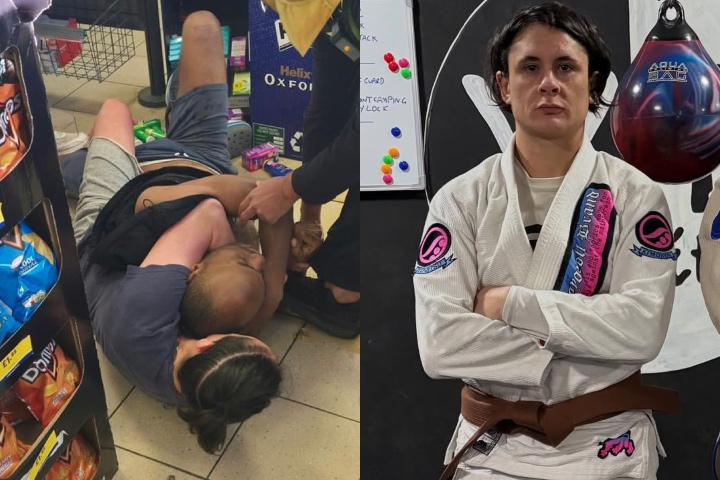 BJJ Brown Belt Restrains Attacker: “Jiu Jitsu Works”